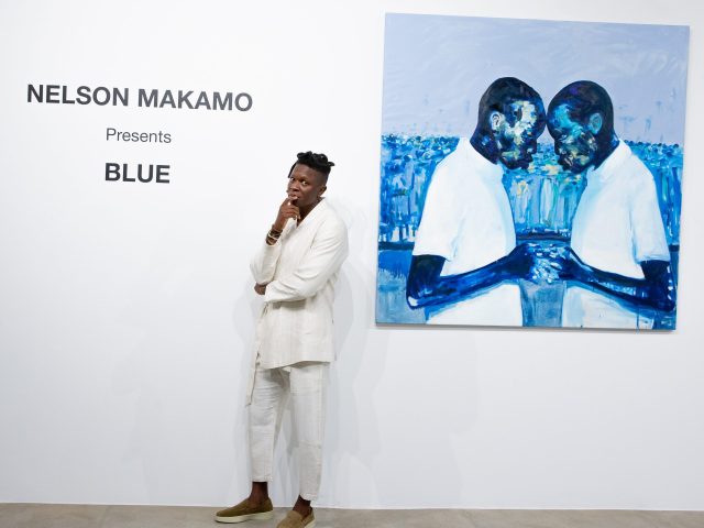 Nelson Makamo's latest solo exhibition debuted in the USA